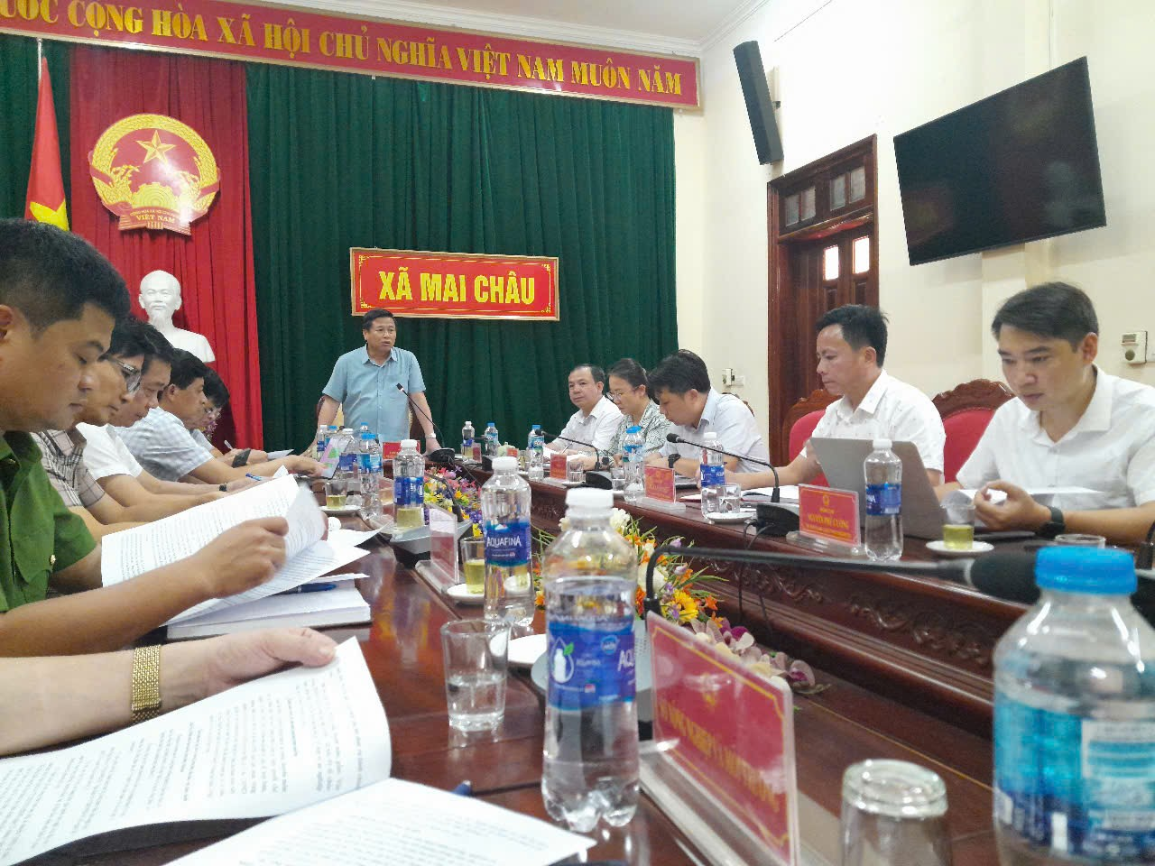  TỔ CÔNG TÁC SỐ 9 CỦA UBND TỈNH KIỂM TRA TẠI XÃ MAI CHÂU